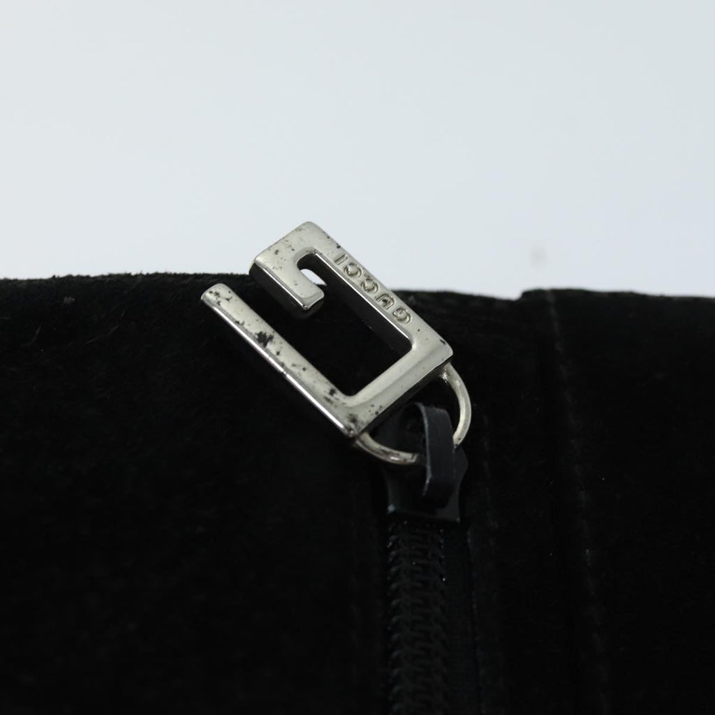 GUCCI Shoulder Bag Suede Black 002 2113 0416 bs14723
