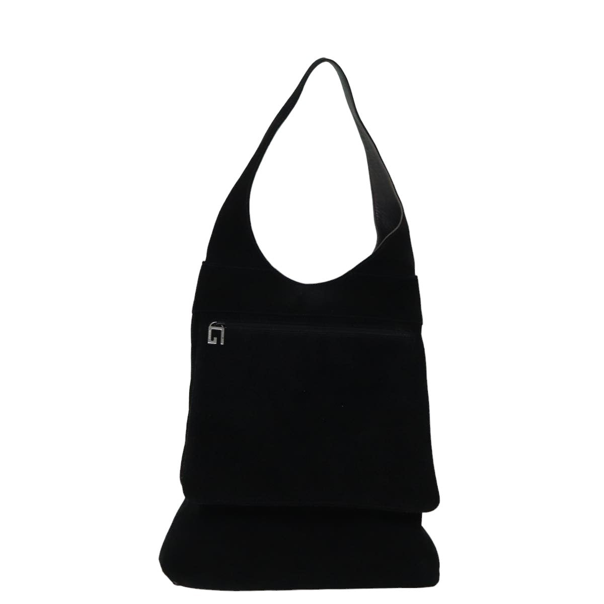 GUCCI Shoulder Bag Suede Black 002 2113 0416 bs14723