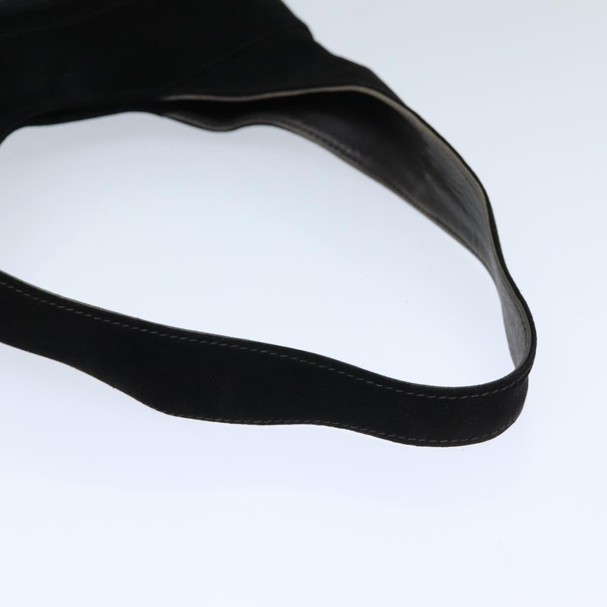 GUCCI Shoulder Bag Suede Black 002 2113 0416 bs14723