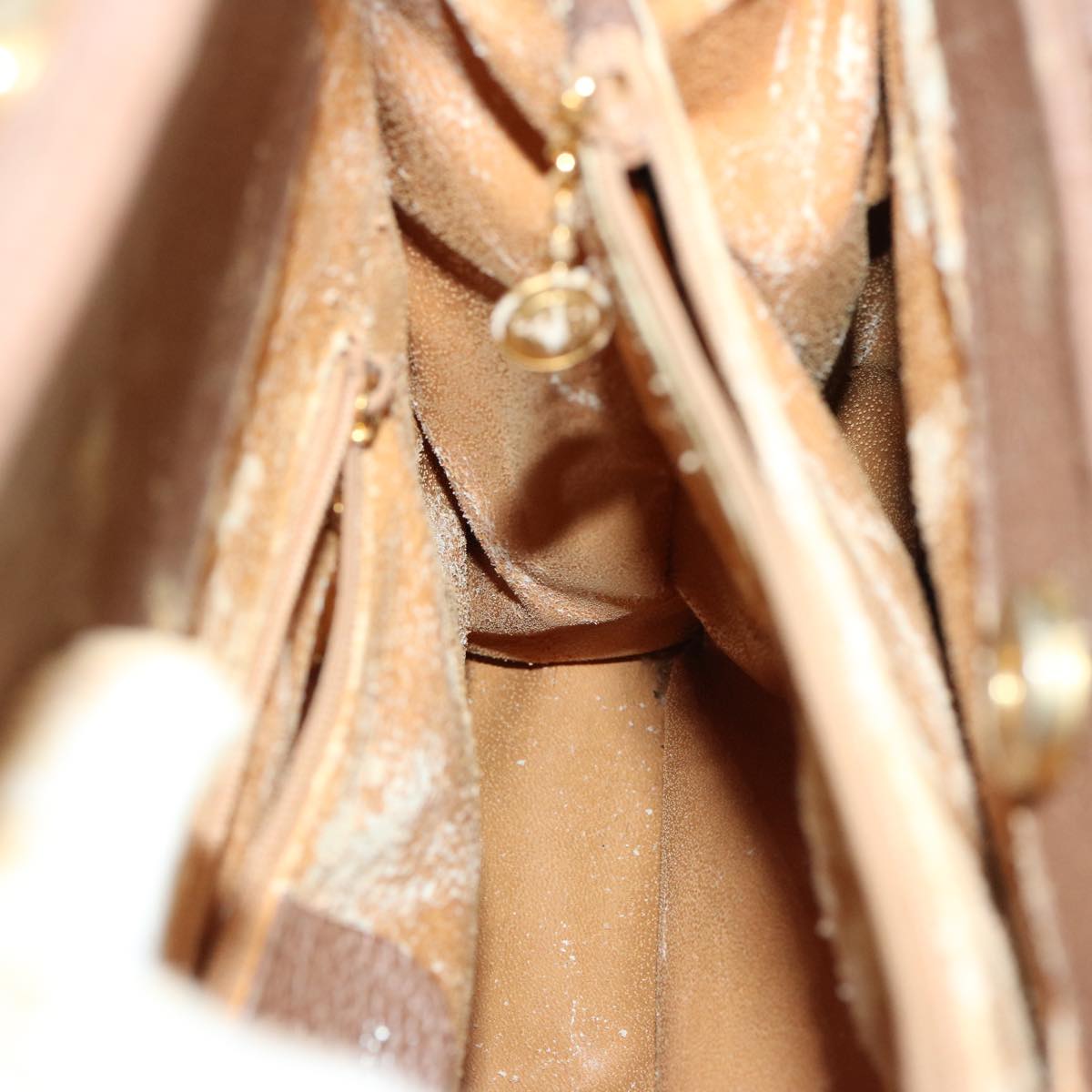 GUCCI Bamboo Hand Bag Suede Brown 002 1186 0260 bs14724