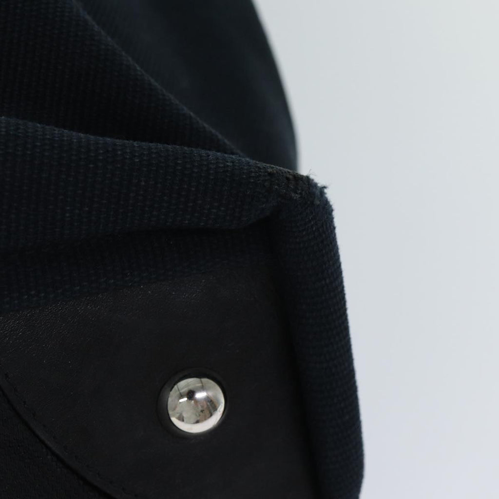 CHANEL Tote Bag Canvas Black CC bs14726