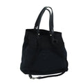 CHANEL Tote Bag Canvas Black CC bs14726