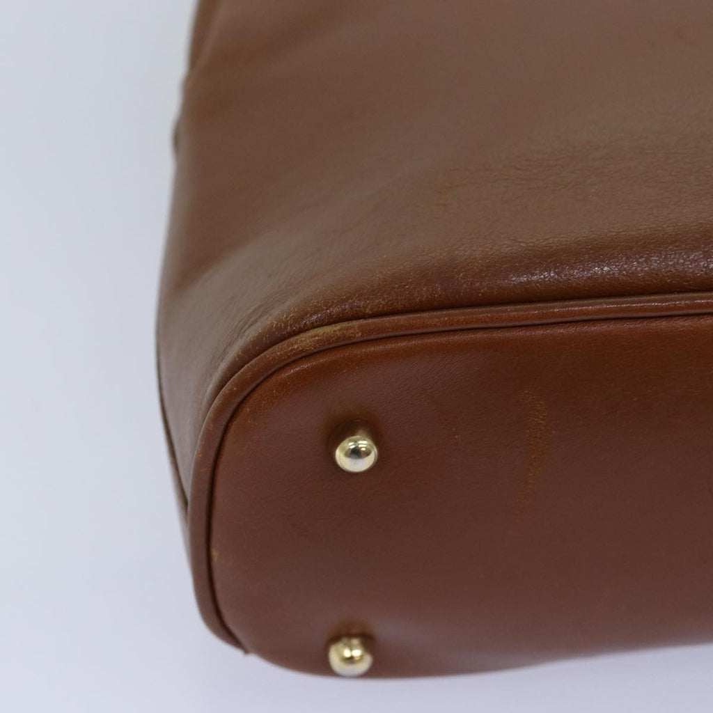 GUCCI Bamboo Hand Bag Leather Brown 000 1046 0290 bs14807