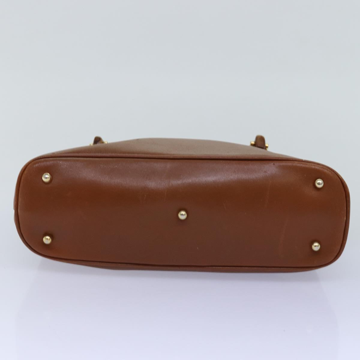 GUCCI Bamboo Hand Bag Leather Brown 000 1046 0290 bs14807
