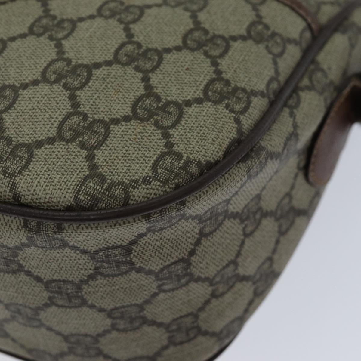 GUCCI GG Supreme Web Sherry Line Shoulder Bag Beige 001 754 6177 bs14808