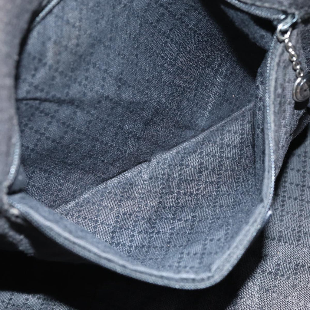 GUCCI Bamboo Hand Bag Nylon Black 001 2113 1577 bs14834