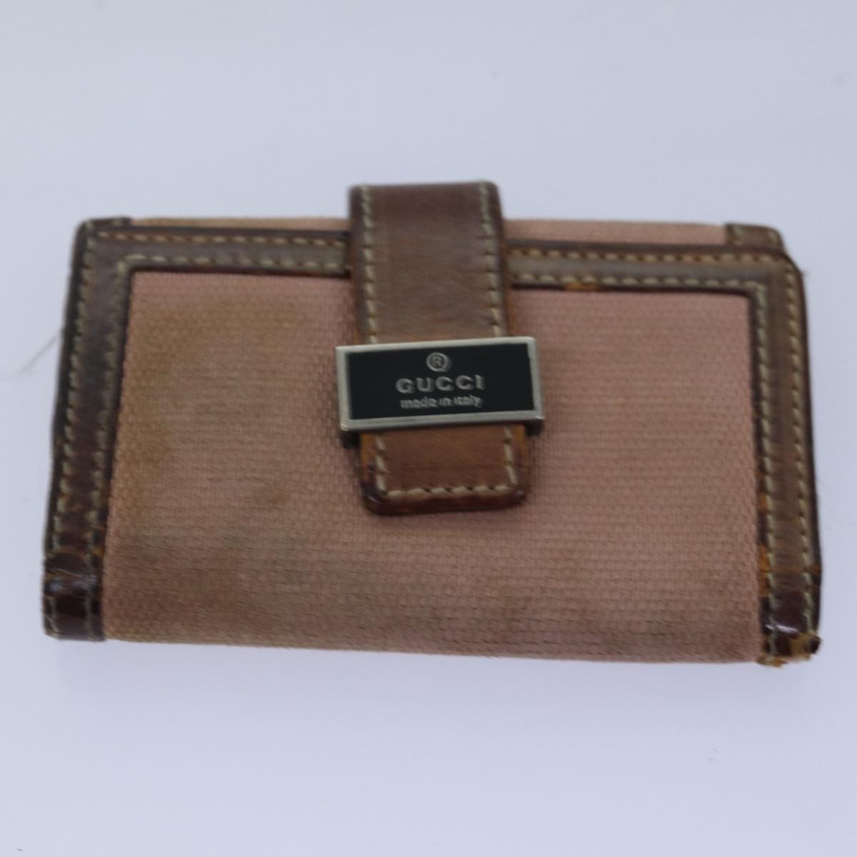 GUCCI GG Canvas Key Case Wallet 5Set Beige Black bs14871