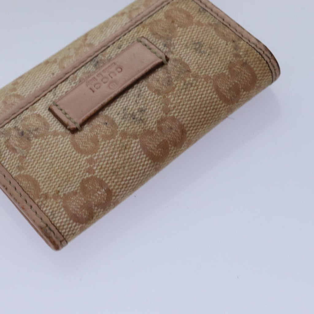 GUCCI GG Canvas Key Case Wallet 5Set Beige Black bs14871