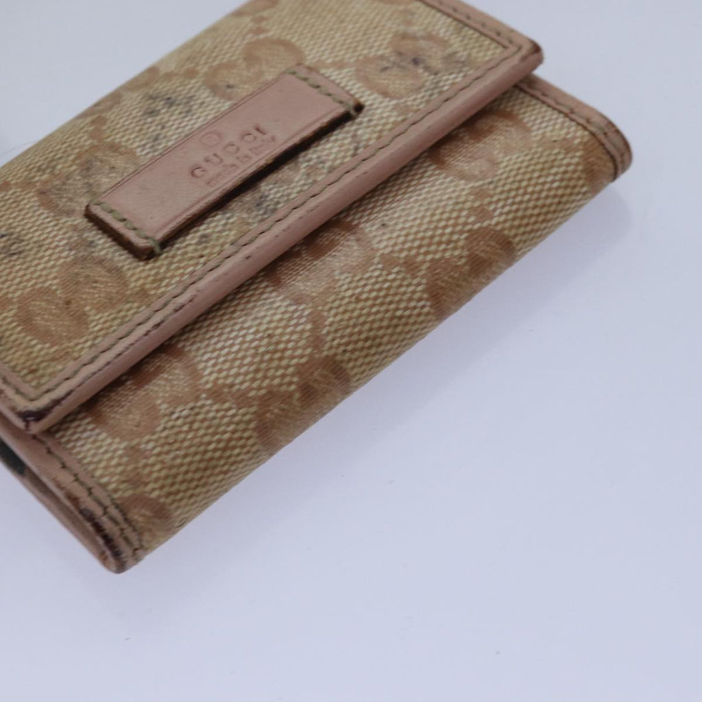 GUCCI GG Canvas Key Case Wallet 5Set Beige Black bs14871
