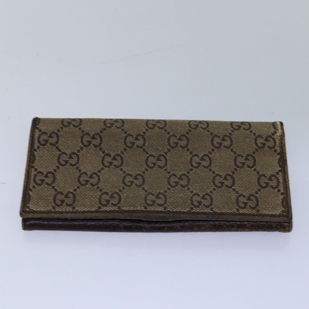 GUCCI GG Canvas Key Case Wallet 5Set Beige Black bs14871