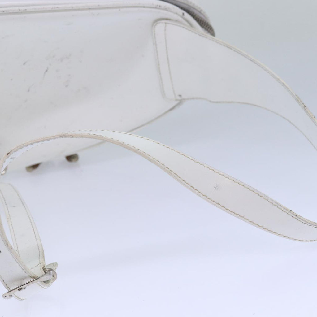 GUCCI Bamboo Shoulder Bag Nylon Leather 3Set Black White bs14881