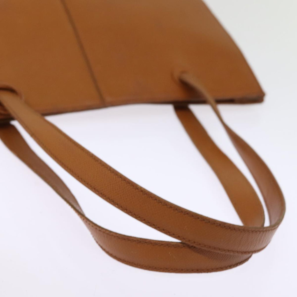 CHANEL Tote Bag Leather Brown CC bs14915