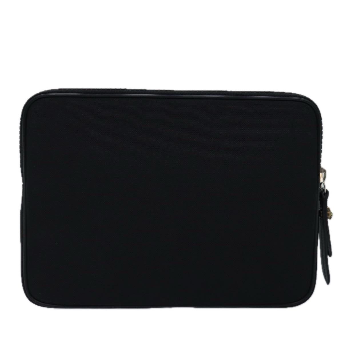 GUCCI Clutch Bag Canvas Black 473883 bs14950