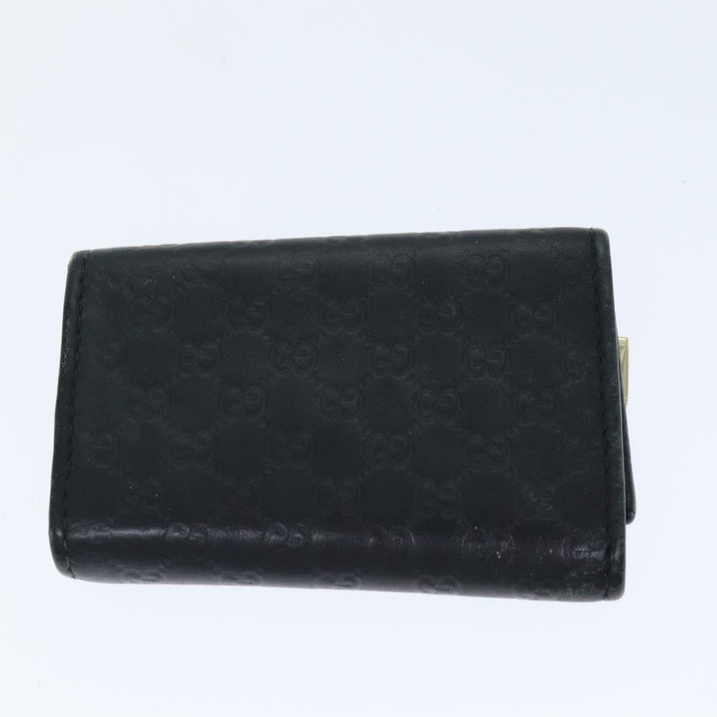 GUCCI GG Canvas Coin Purse Key Case Leather 5Set Beige Black bs15086