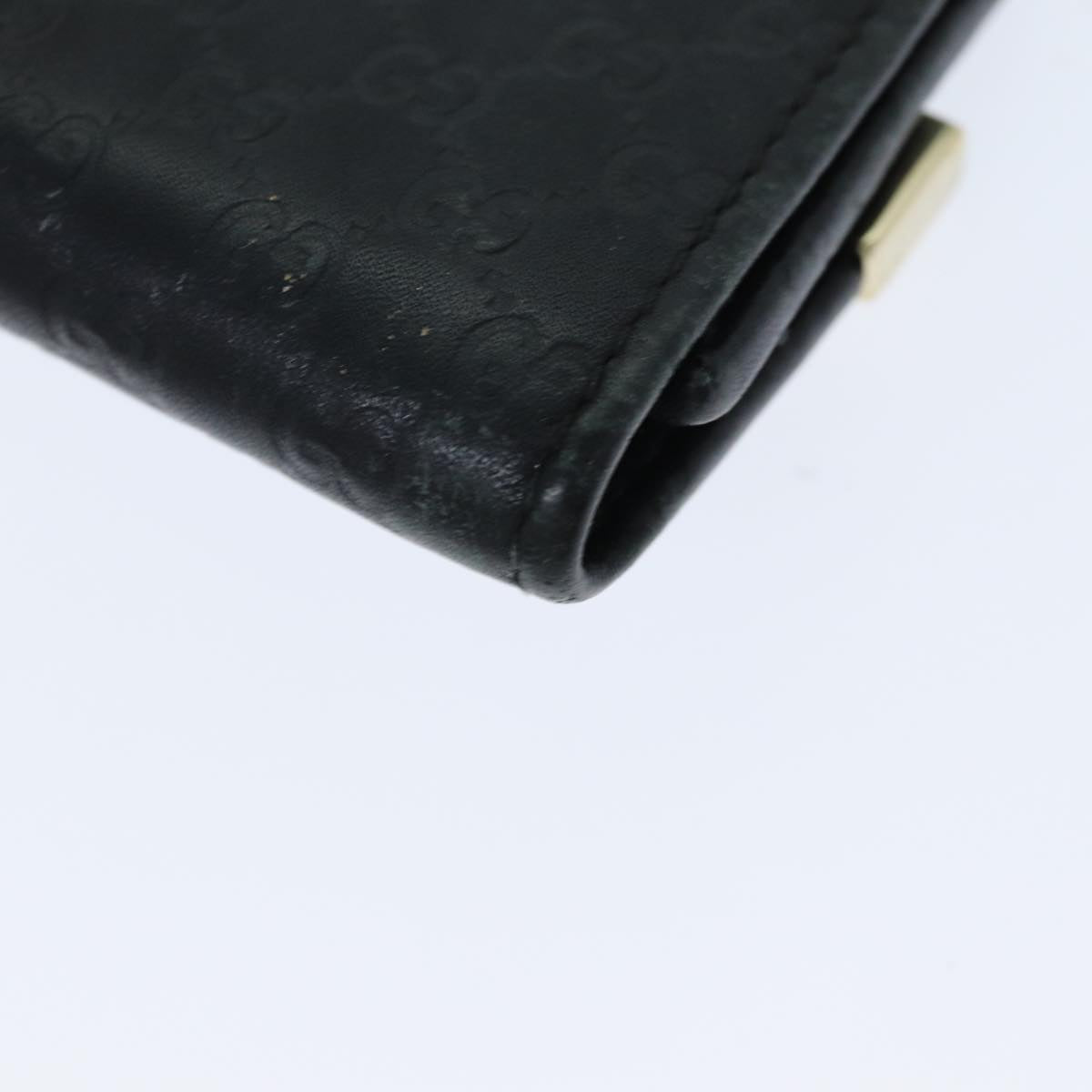 GUCCI GG Canvas Coin Purse Key Case Leather 5Set Beige Black bs15086