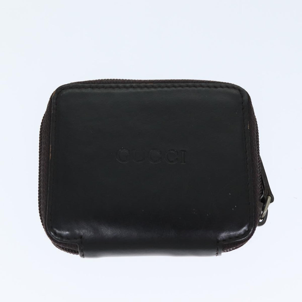 GUCCI GG Canvas Coin Purse Key Case Leather 5Set Beige Black bs15086