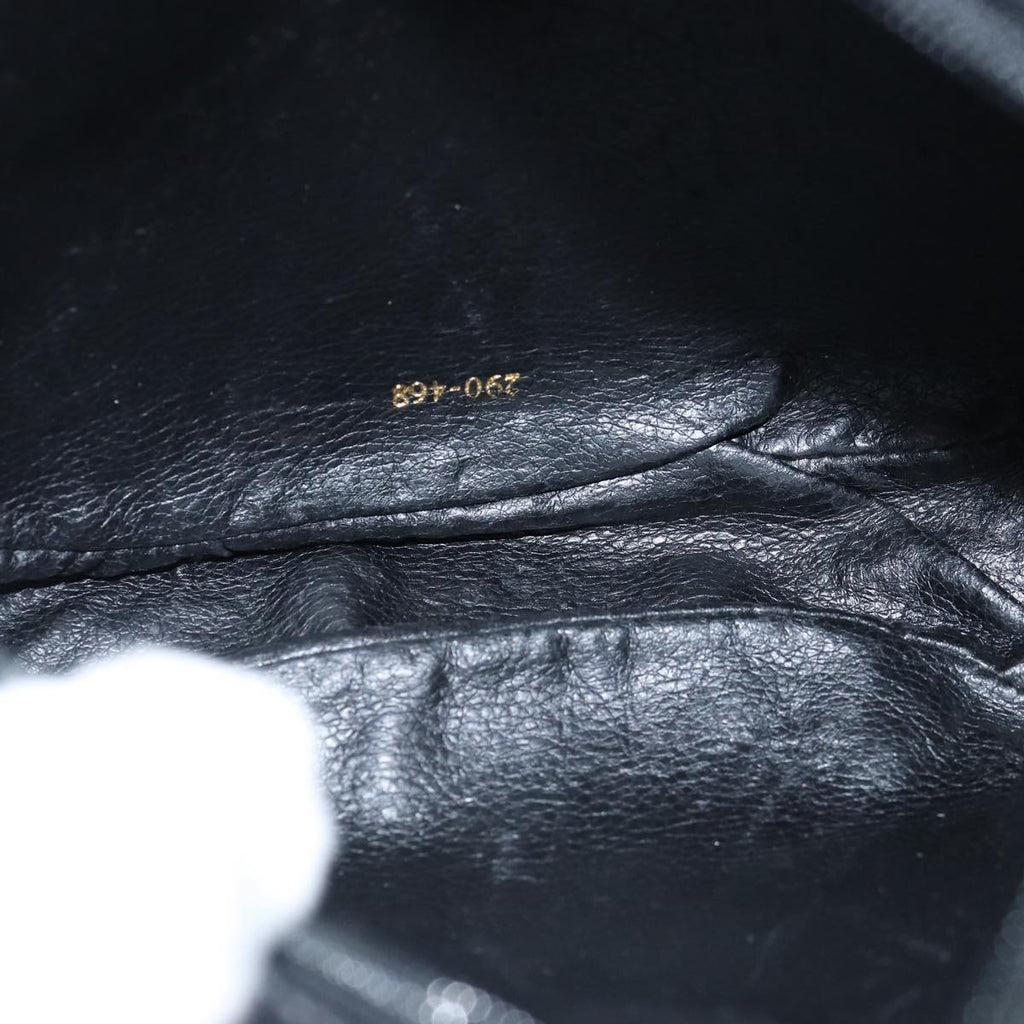 FENDI Pecan Canvas Shoulder Bag Black bs15112