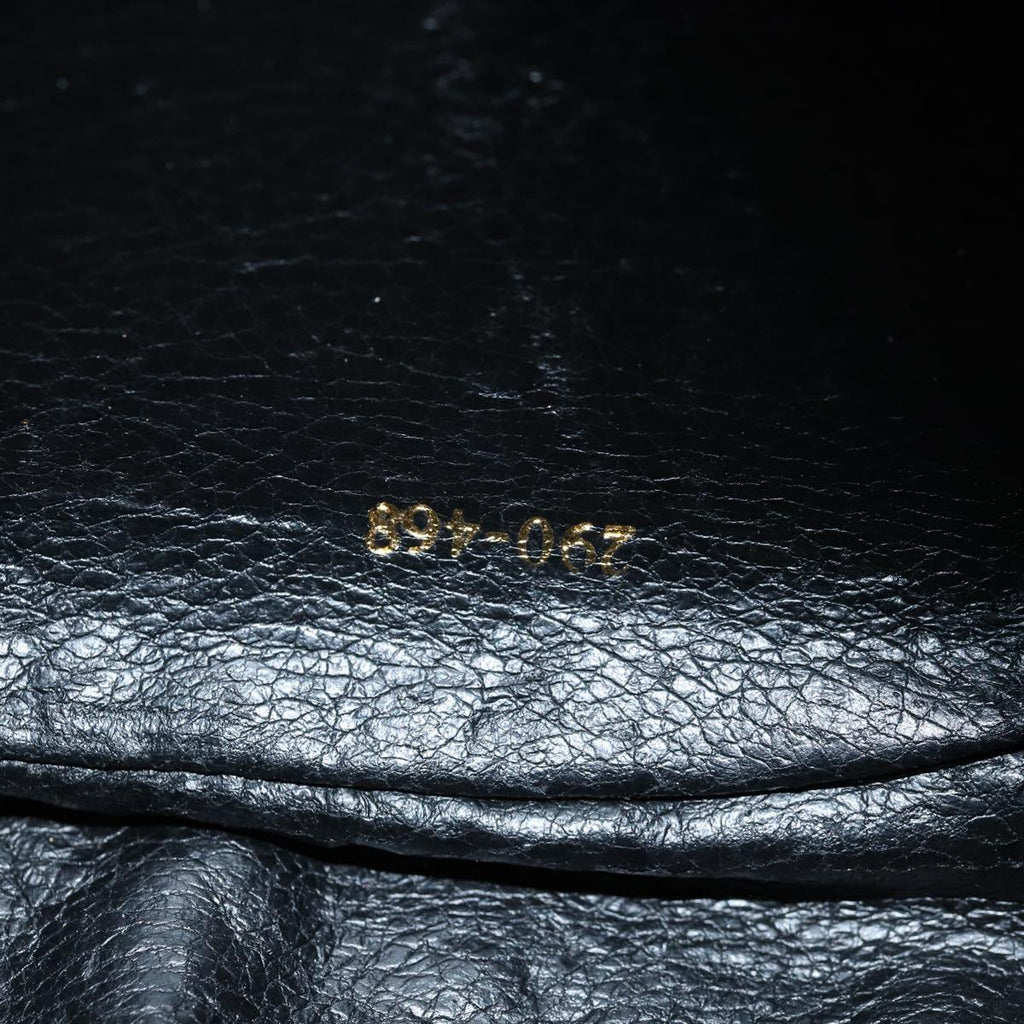 FENDI Pecan Canvas Shoulder Bag Black bs15112