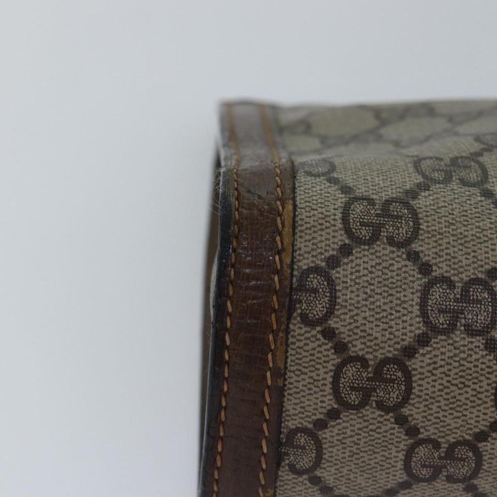 GUCCI GG Supreme Web Sherry Line Clutch Bag Beige 64 014 2125 28 bs15156