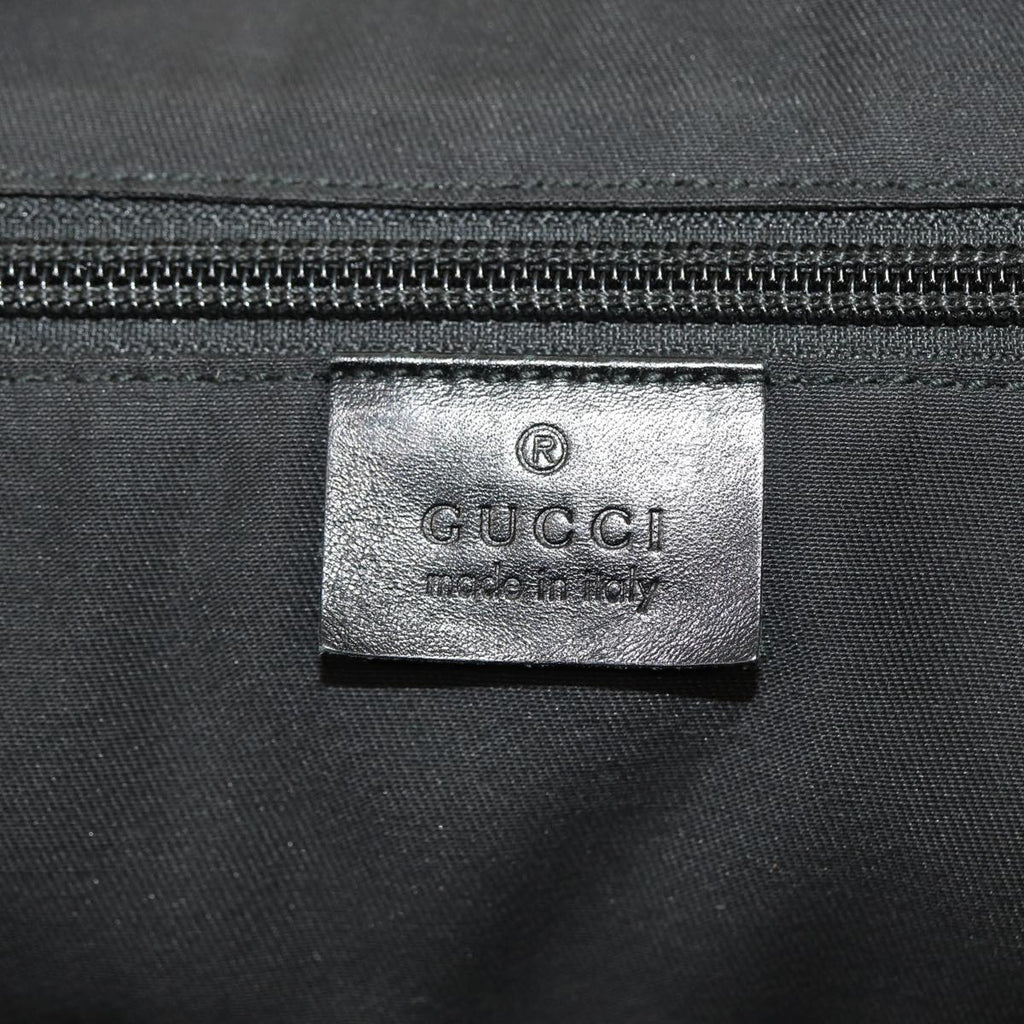 GUCCI Diamante Hand Bag Leather Black 201480 bs15161