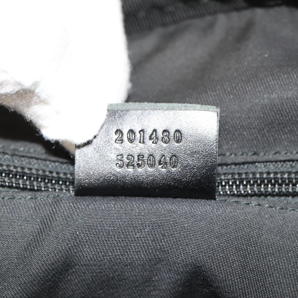 GUCCI Diamante Hand Bag Leather Black 201480 bs15161