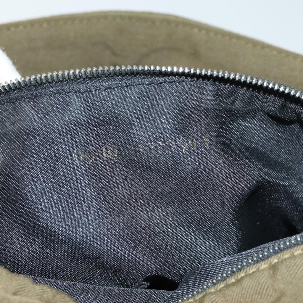 FENDI Shoulder Bag Canvas Khaki bs15175