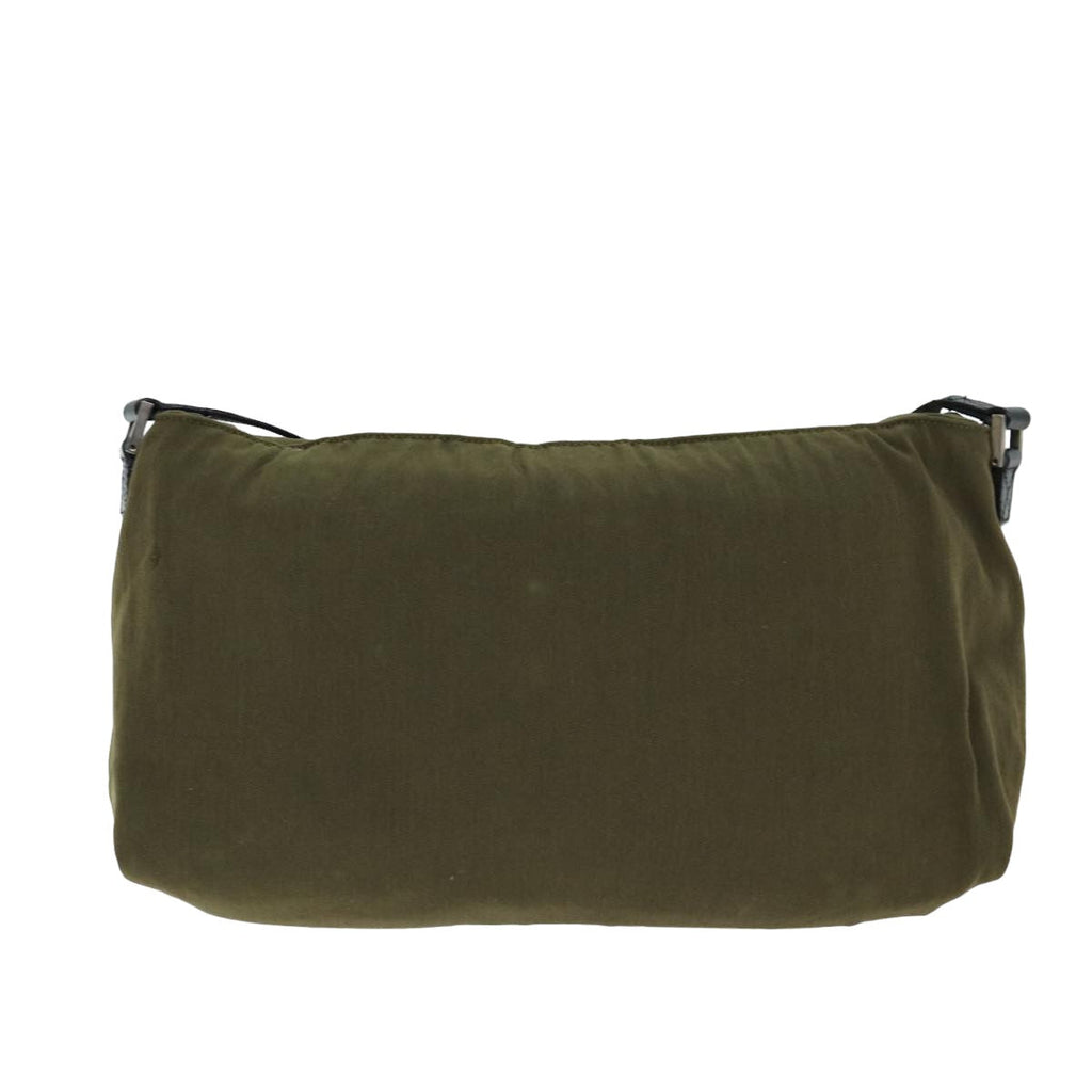 FENDI Shoulder Bag Canvas Khaki bs15175
