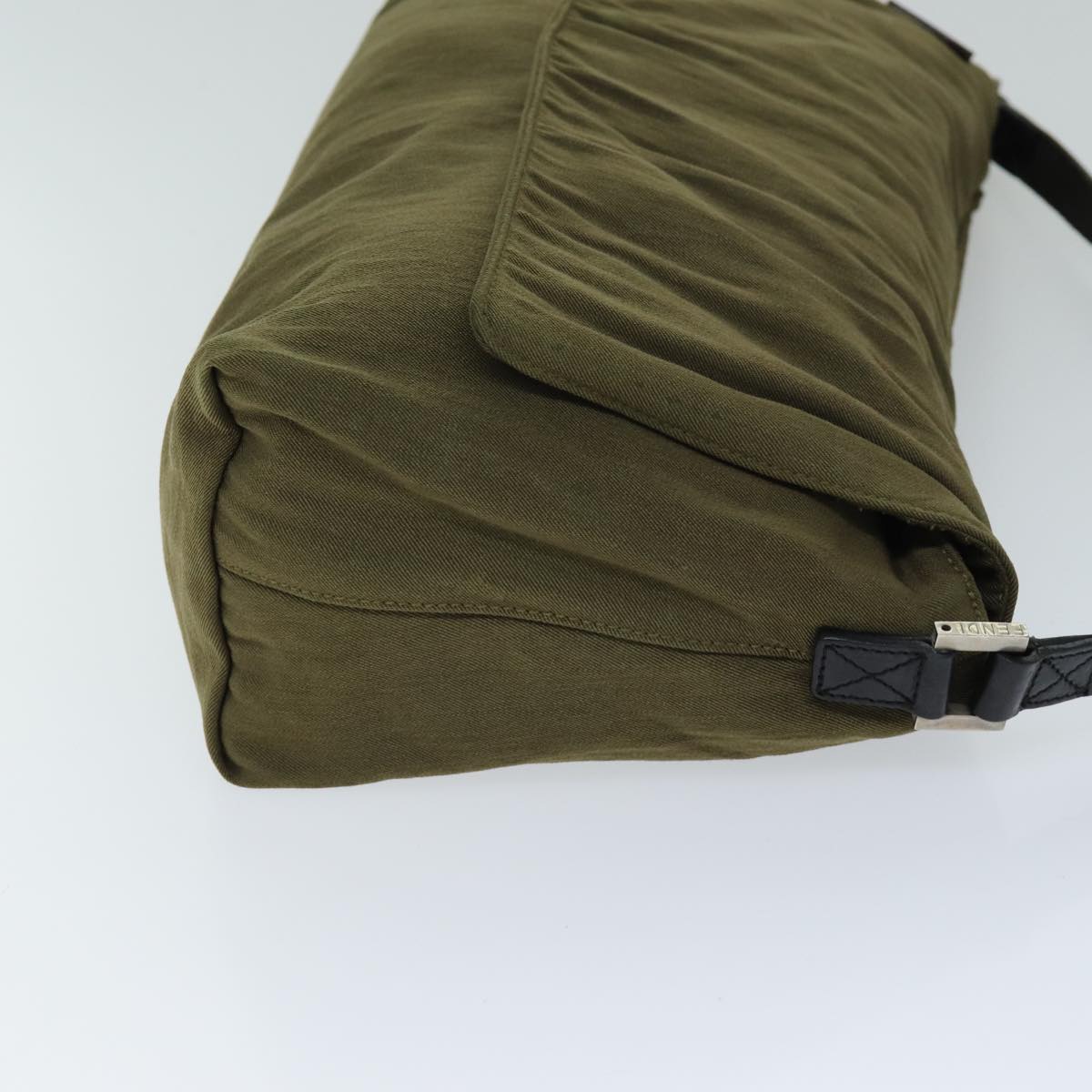 FENDI Shoulder Bag Canvas Khaki bs15175