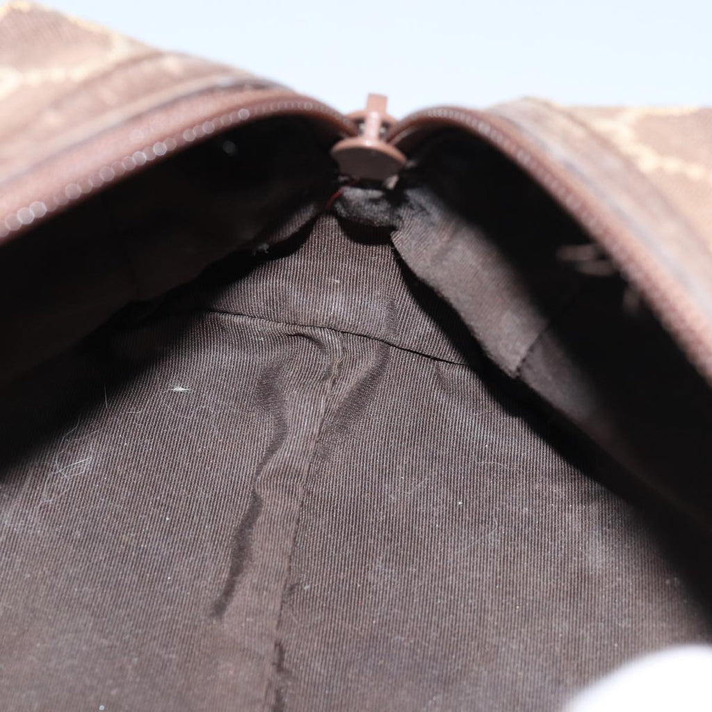 GUCCI GG Canvas Pouch Brown 039 1117 bs15211
