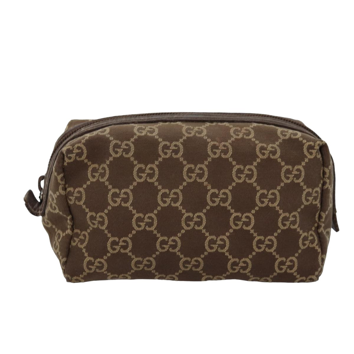 GUCCI GG Canvas Pouch Brown 039 1117 bs15211