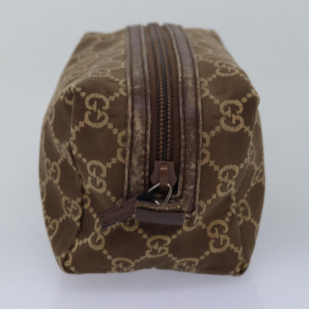 GUCCI GG Canvas Pouch Brown 039 1117 bs15211