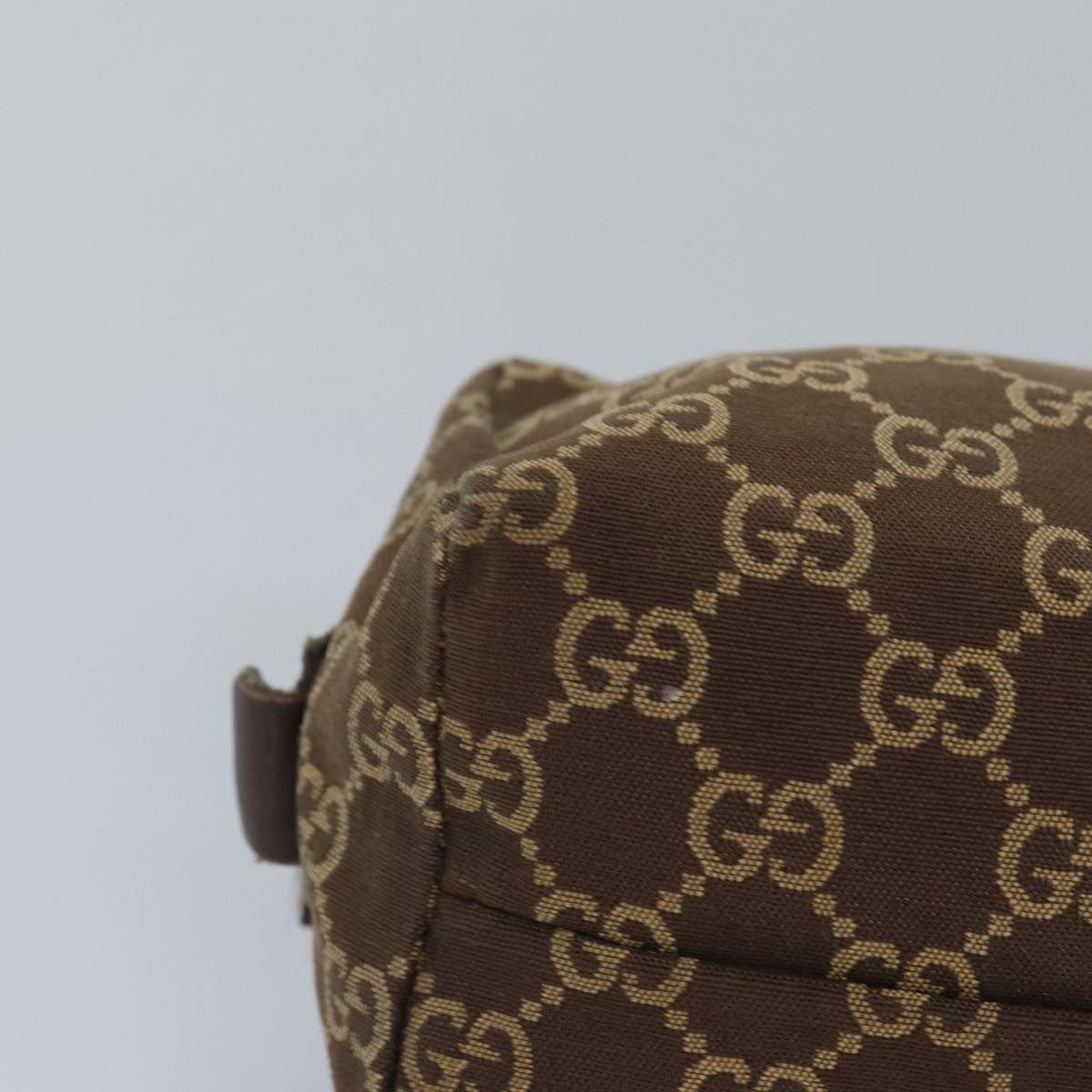 GUCCI GG Canvas Pouch Brown 039 1117 bs15211