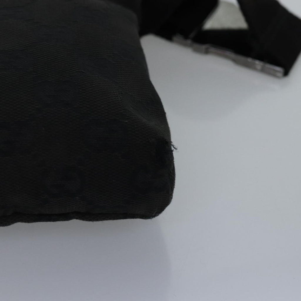GUCCI GG Canvas Waist bag Black 28566 bs15213
