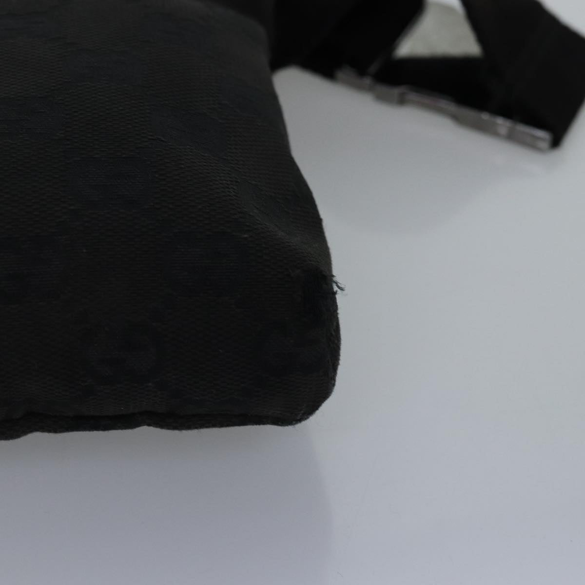 GUCCI GG Canvas Waist bag Black 28566 bs15213