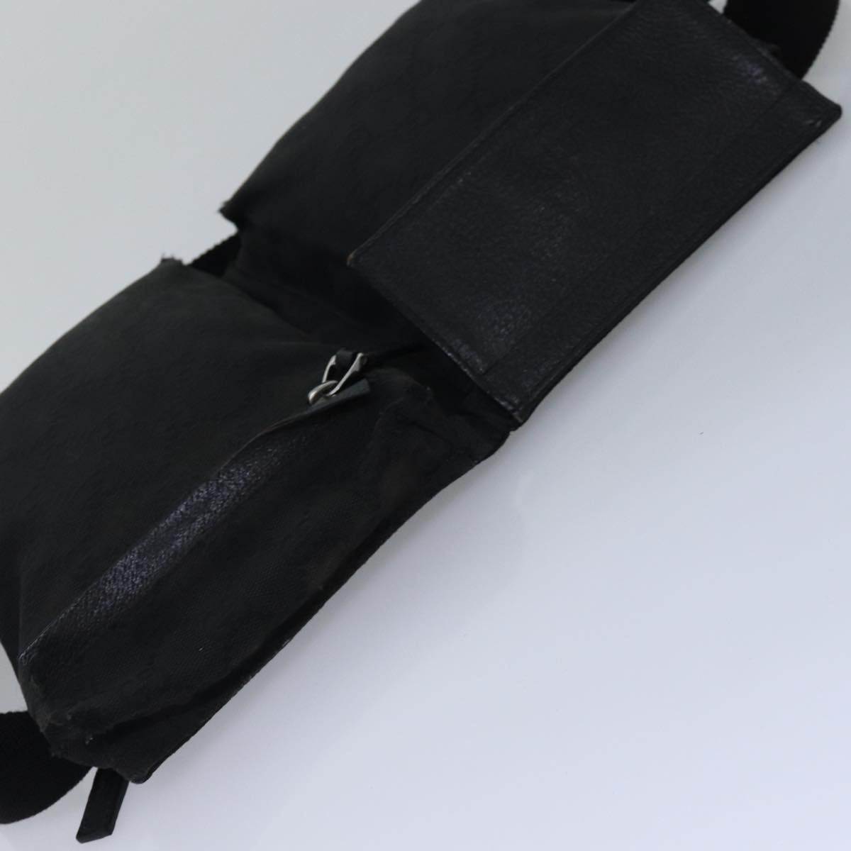 GUCCI GG Canvas Waist bag Black 28566 bs15213