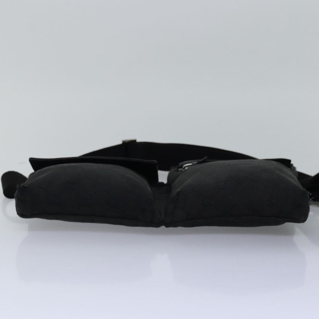 GUCCI GG Canvas Waist bag Black 28566 bs15213