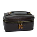 GUCCI Bamboo Pouch Leather Brown 032 1705 0151 bs15219