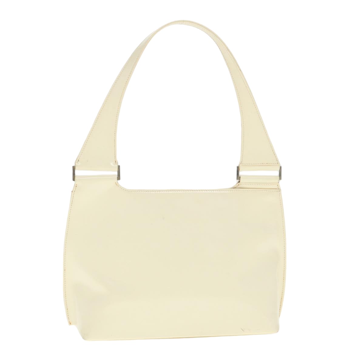 GUCCI Hand Bag Enamel White 001 3119 bs15230