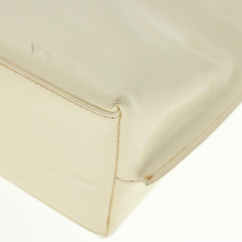 GUCCI Hand Bag Enamel White 001 3119 bs15230