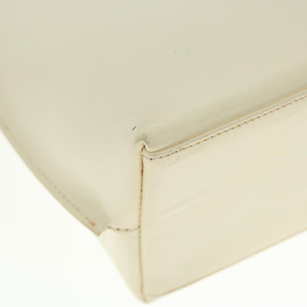 GUCCI Hand Bag Enamel White 001 3119 bs15230