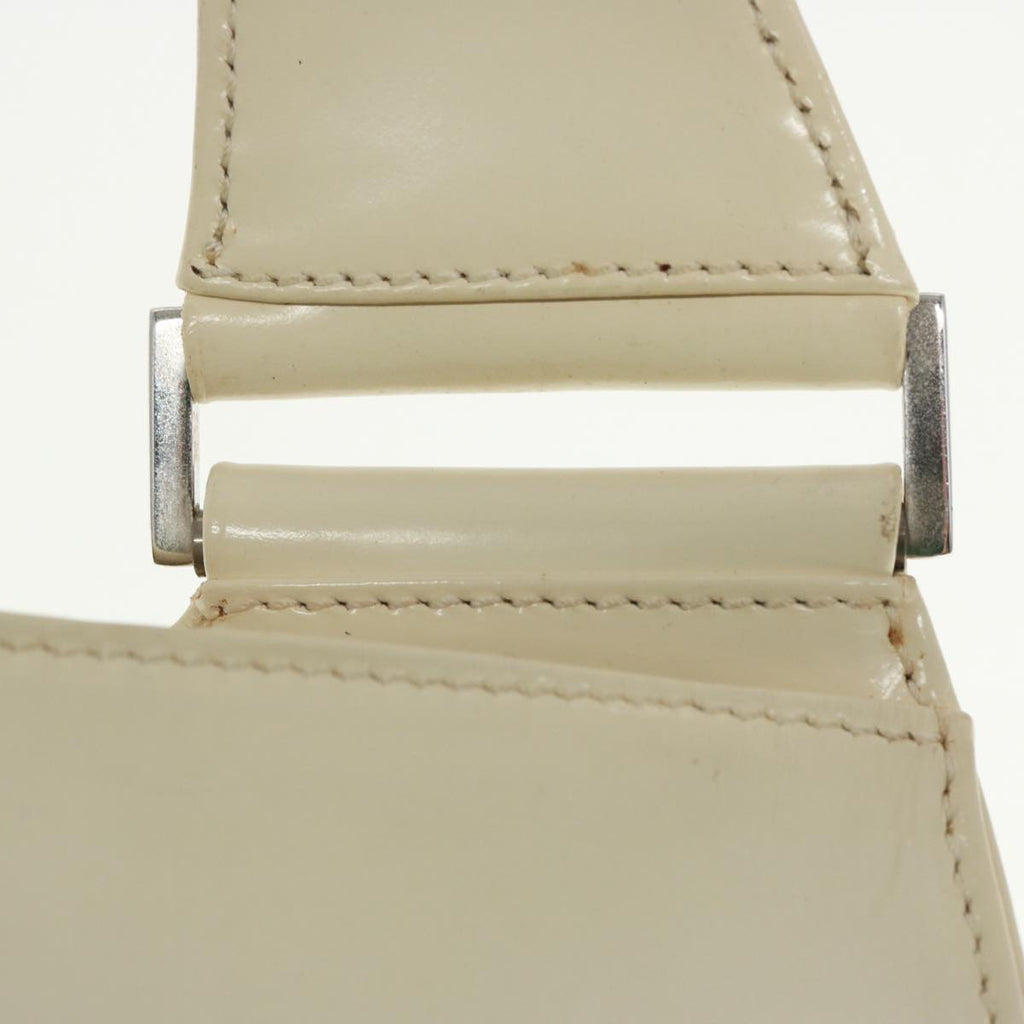 GUCCI Hand Bag Enamel White 001 3119 bs15230