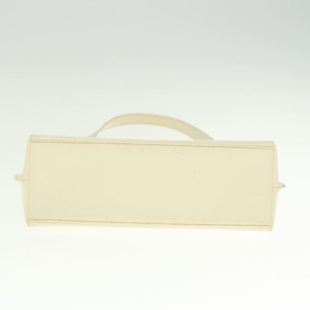 GUCCI Hand Bag Enamel White 001 3119 bs15230