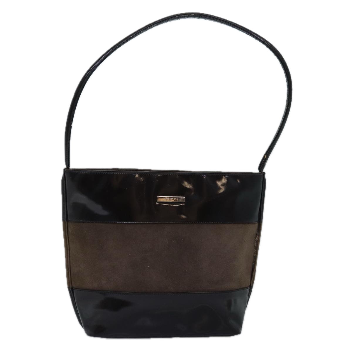 GUCCI Shoulder Bag Suede Brown 000 1448 0555 bs15233