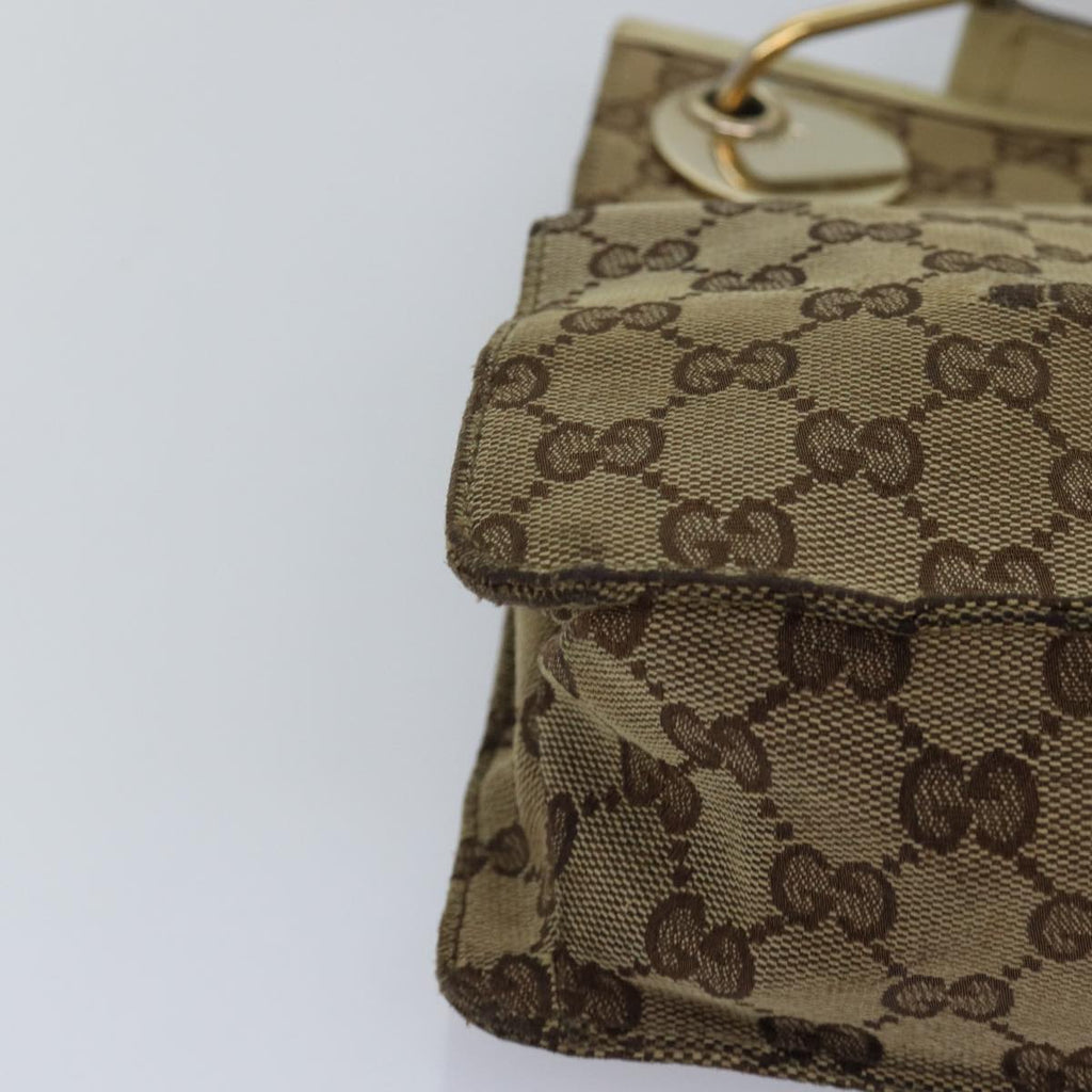 GUCCI GG Canvas Shoulder Bag Beige 120841 bs15248