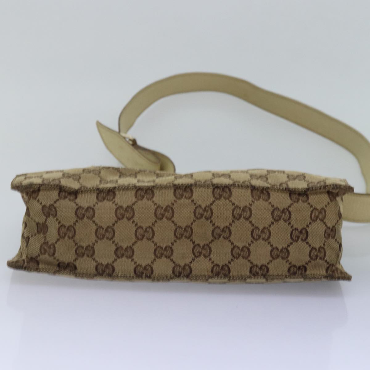 GUCCI GG Canvas Shoulder Bag Beige 120841 bs15248