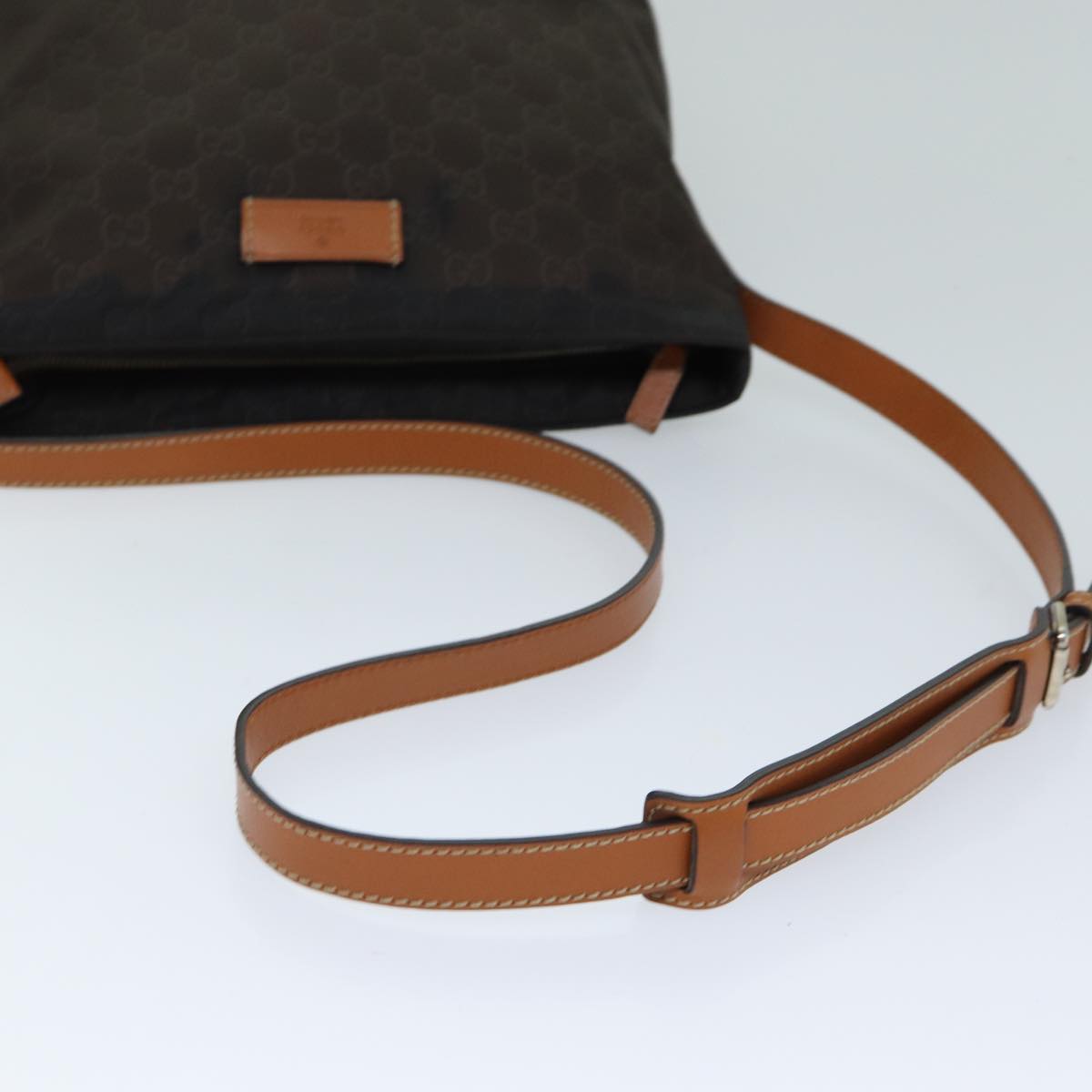 GUCCI GG Canvas Shoulder Bag Brown 314529 bs15251