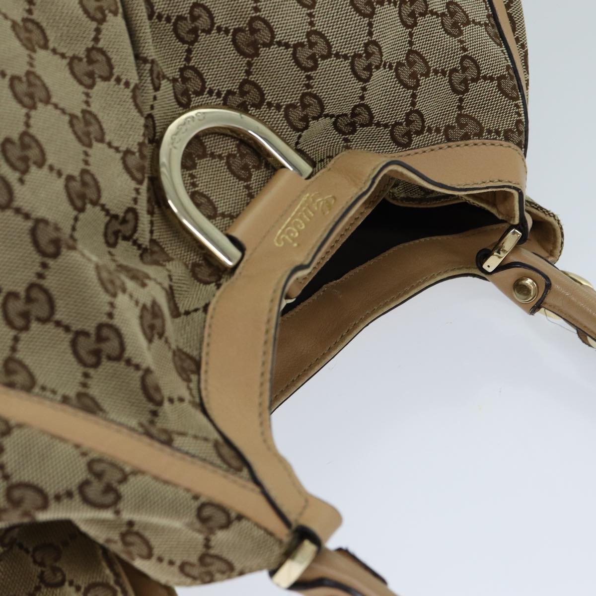 GUCCI GG Canvas Abbey Tote Bag Beige 189835 bs15252