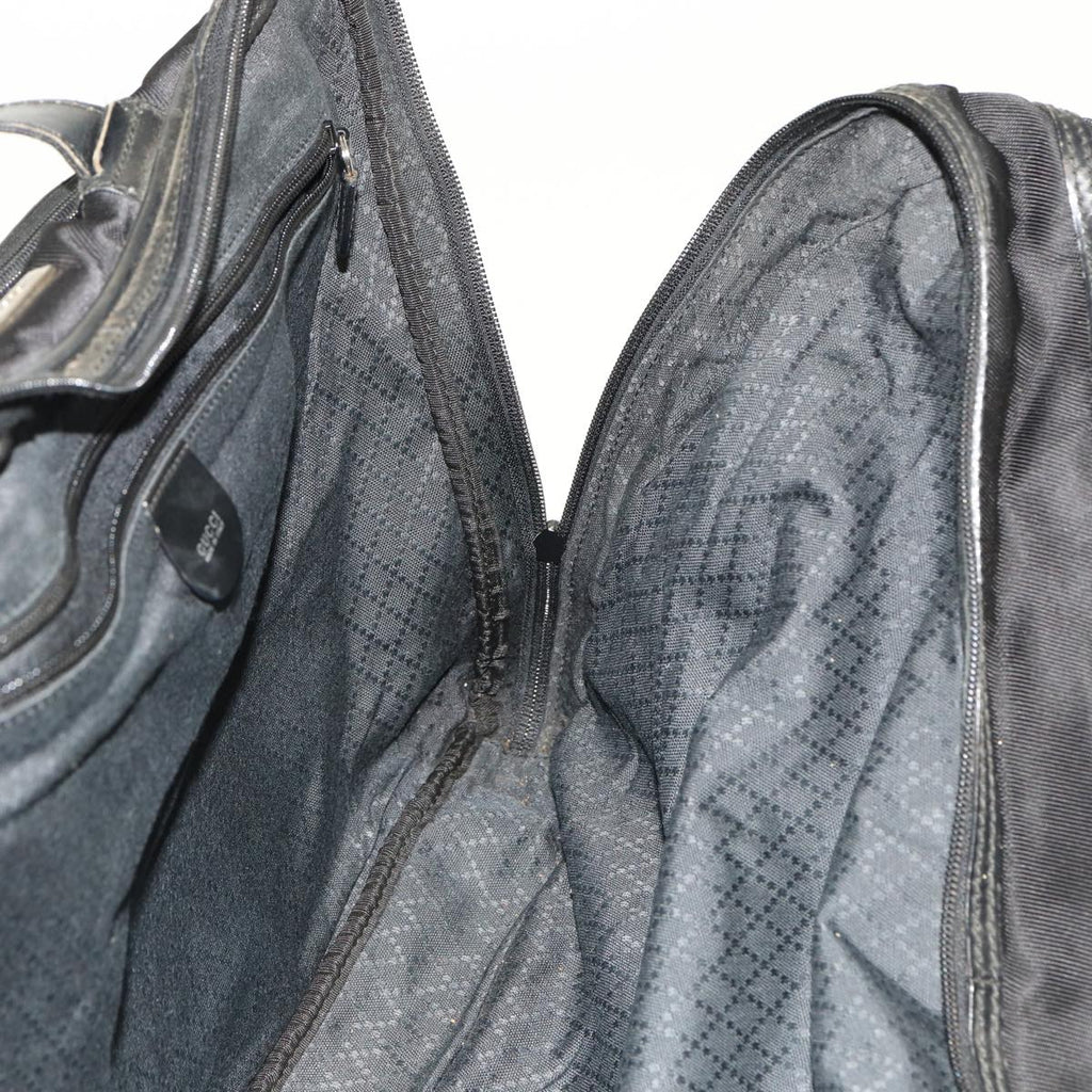 GUCCI Business Bag Nylon patent leather Black 010 1553 0302 10 bs15253