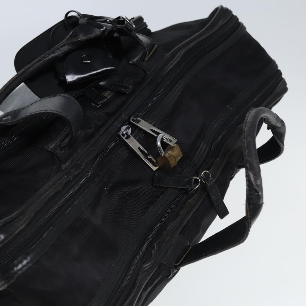 GUCCI Business Bag Nylon patent leather Black 010 1553 0302 10 bs15253