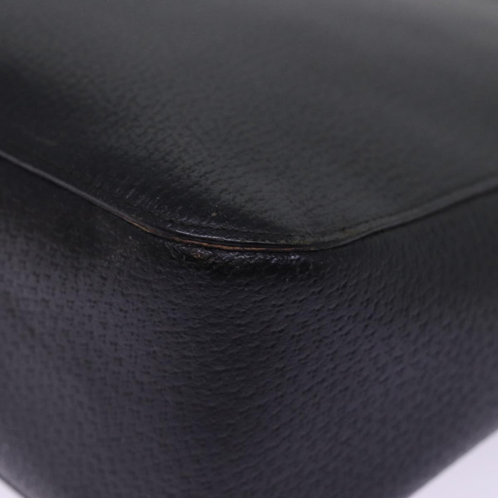 GUCCI Bamboo Hand Bag Leather Black 002 1060 bs15259